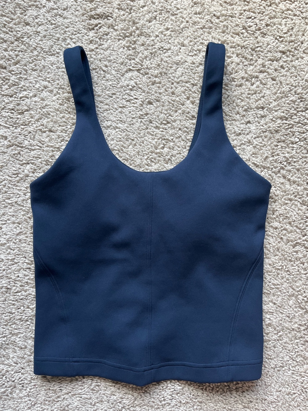 lululemon athletica Navy Scoop Tank Top